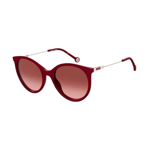Carolina Herrera Sunglasses Round Red NWOT - Picture 2 of 5